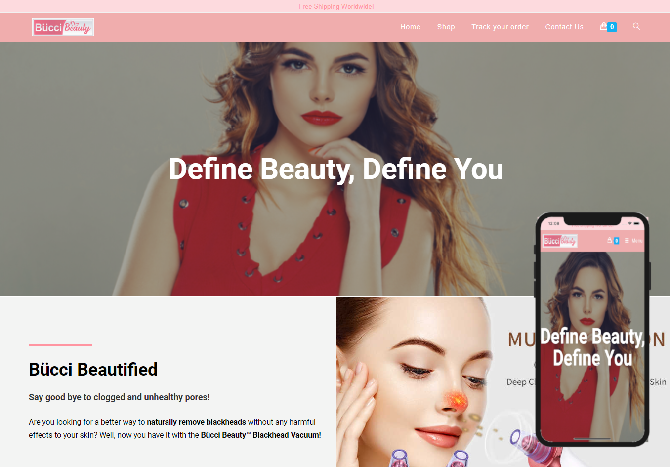 Bucci Beauty Webwow E-Commerce